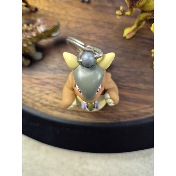 Kangaskhan Pokemon Keychain Vintage 1999 Keytag Keyring Bagtag Zipper Pull Gift - Picture 6 of 8